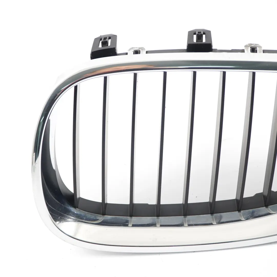 BMW 5 Series E60 E61 LCI Grille Left N/S Chrome Black - SKU 7027061-3 - Part number 7027061
