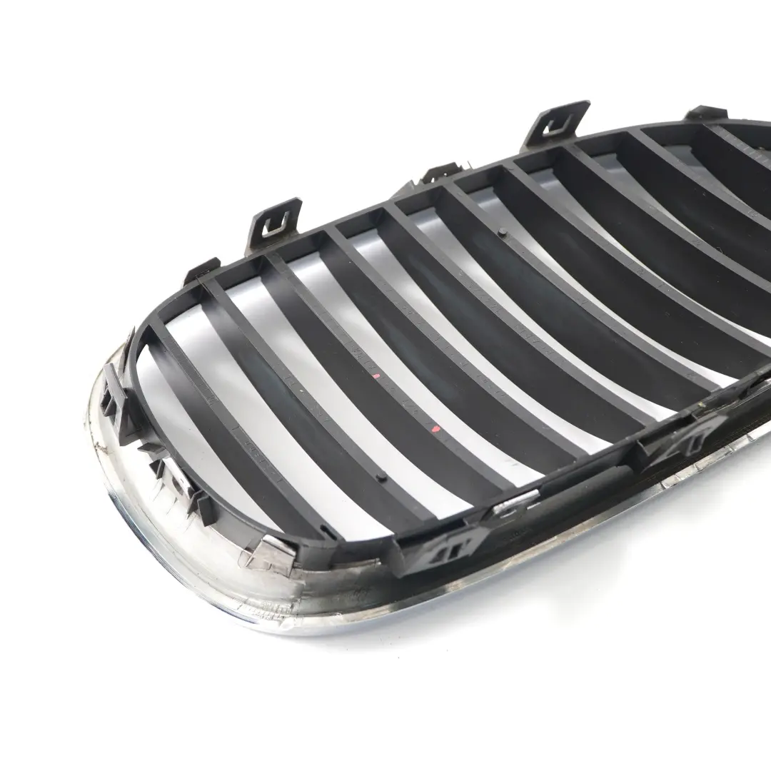 Grille Left N/S Chrome Black to BMW 5 Series E60 E61 LCI with Part number 7027061 BMW 5 Series E60 E61 LCI Grille Left N/S Chrome Black - SKU 7027061-3 - Part number 7027061