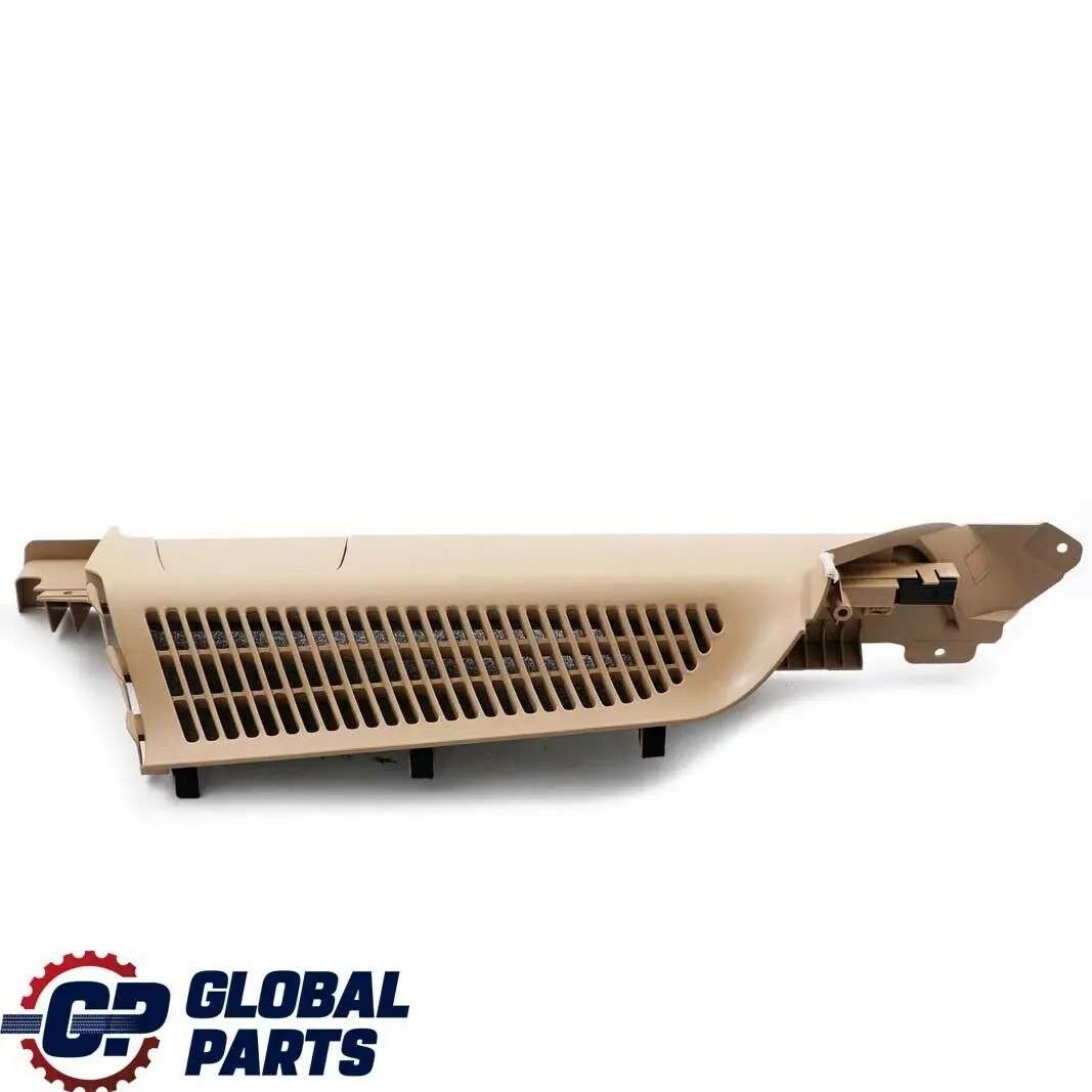 BMW X5 Series E53 Left Vent Louvre Side Rail Cover In Trunk Lid N/S Beige