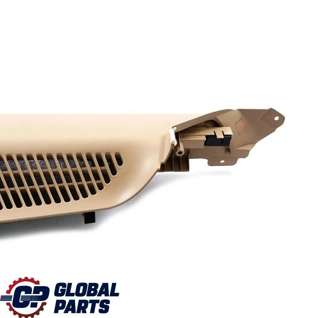 BMW X5 Series E53 Left Vent Louvre Side Rail Cover In Trunk Lid N/S Beige - SKU 7027133-1 - Part number 7027133