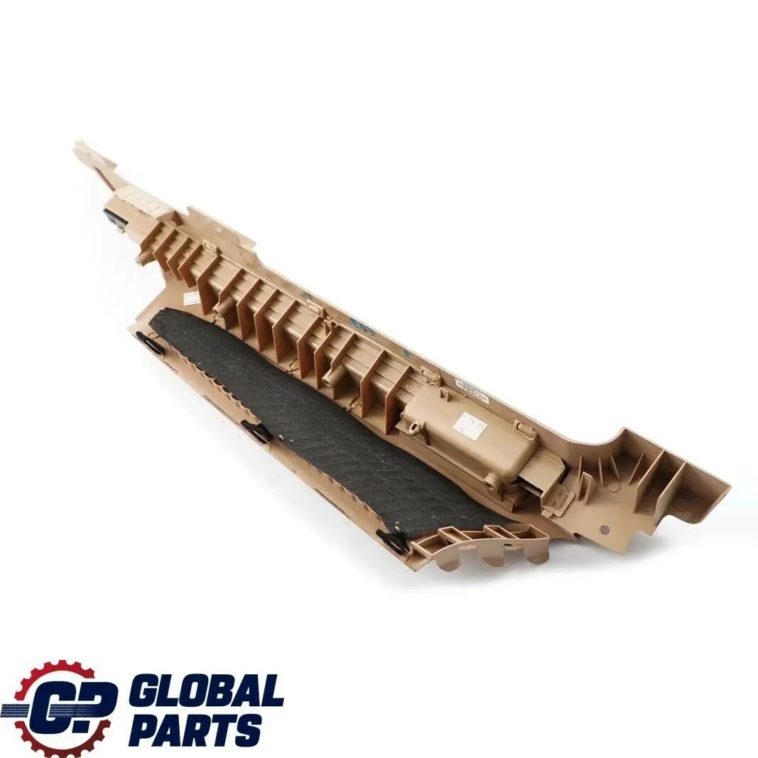 BMW X5 Series E53 Left Vent Louvre Side Rail Cover In Trunk Lid N/S Beige - SKU 7027133-1 - Part number 7027133