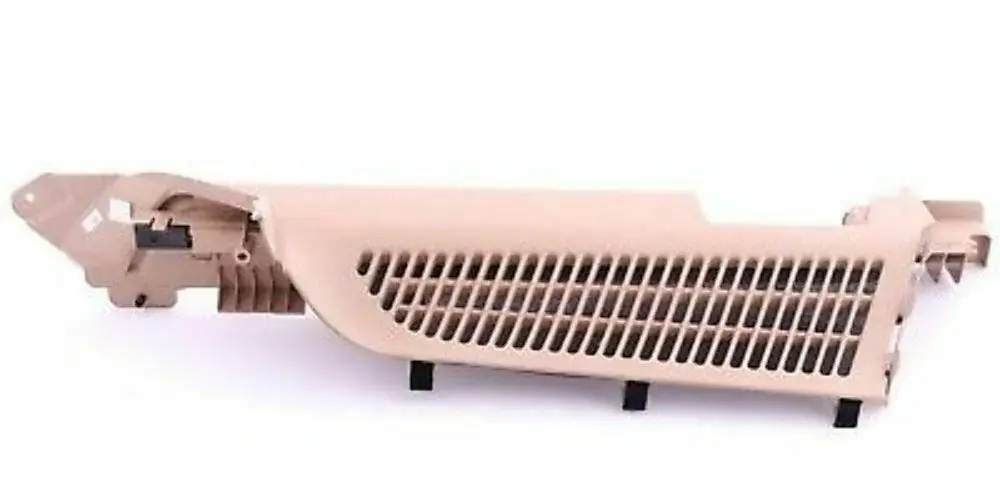 BMW X5 Series E53 Right Vent Louvre Side Rail Cover In Trunk Lid O/S Beige - SKU 7027134-1 - Part number 7027134
