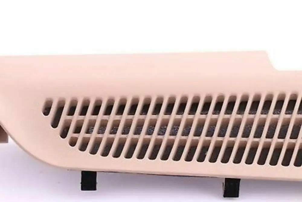 BMW X5 Series E53 Right Vent Louvre Side Rail Cover In Trunk Lid O/S Beige - SKU 7027134-1 - Part number 7027134