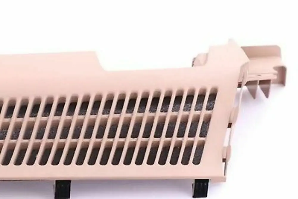 BMW X5 Series E53 Right Vent Louvre Side Rail Cover In Trunk Lid O/S Beige - SKU 7027134-1 - Part number 7027134