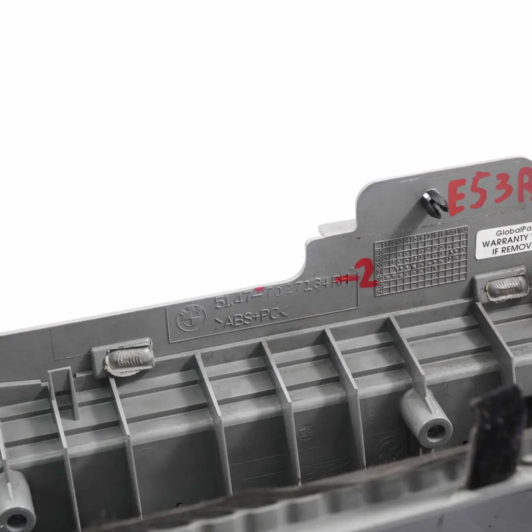 BMW X5 E53 Vent Louvre Derecha Rail Lateral Tapa En Maletero - SKU 7027134-2 - Número de pieza 7027134
