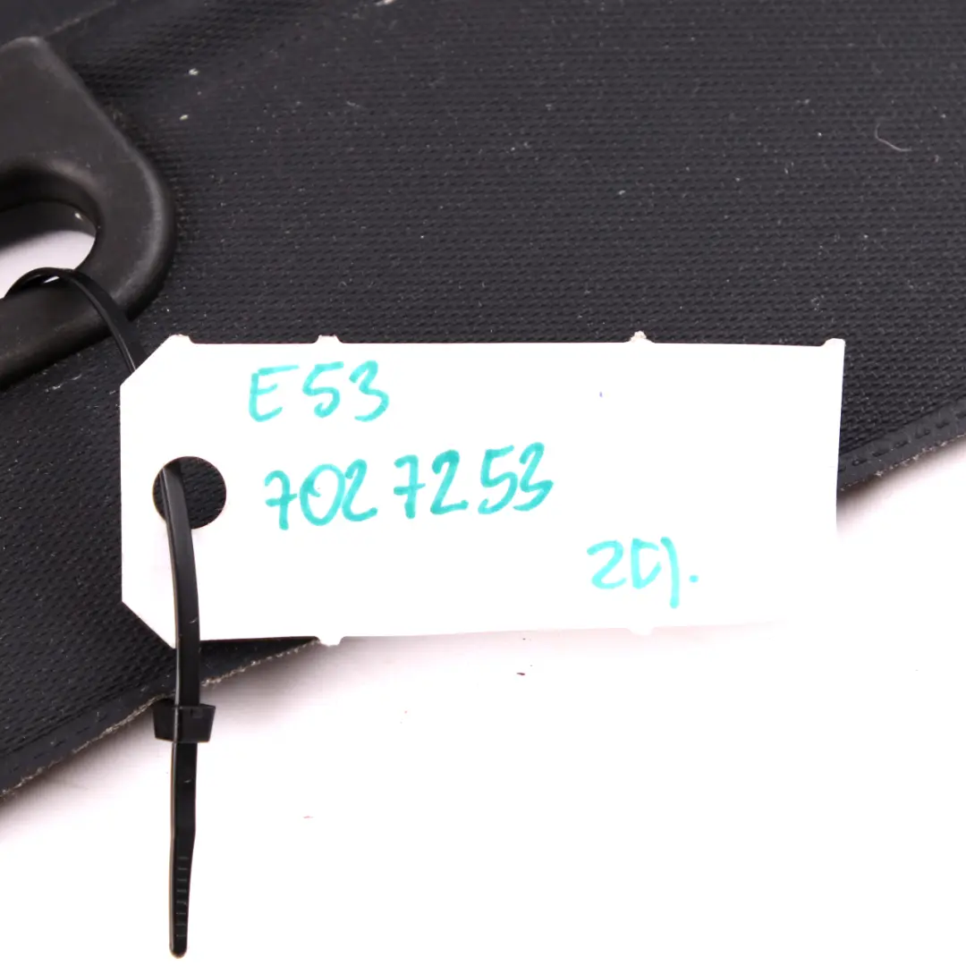 Boot Trunk Room Roller Blind Rear Parcel Shelf Schwarz Black to BMW X5 E53 with Part number 7027253 BMW X5 E53 Boot Trunk Room Roller Blind Rear Parcel Shelf Schwarz Black - SKU 7027253 - Part number 7027253