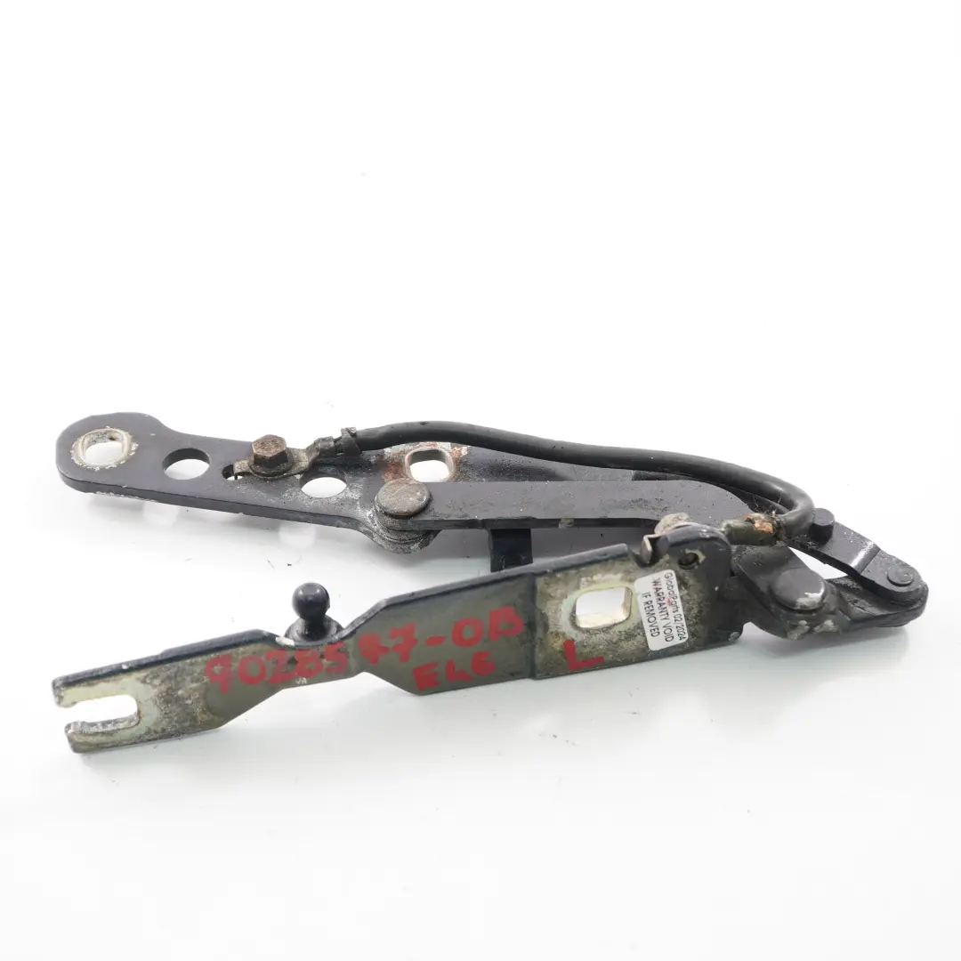 Capot moteur Charnière capot gauche Bleu Orient Métallisé - 317 pour BMW E46 à propos du numéro de pièce 7028577 BMW E46 Capot moteur Charnière capot gauche Bleu Orient Métallisé - 317 - SKU 7028577-OB - Numéro de pièce 7028577