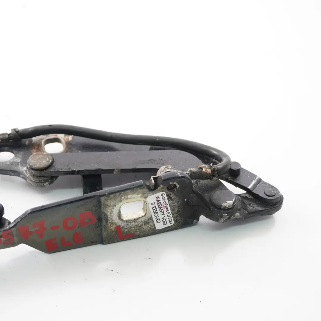 BMW E46 Motor haube hauben scharnier links Orient Blau Metallic - 317 - SKU 7028577-OB - Teilenummer 7028577