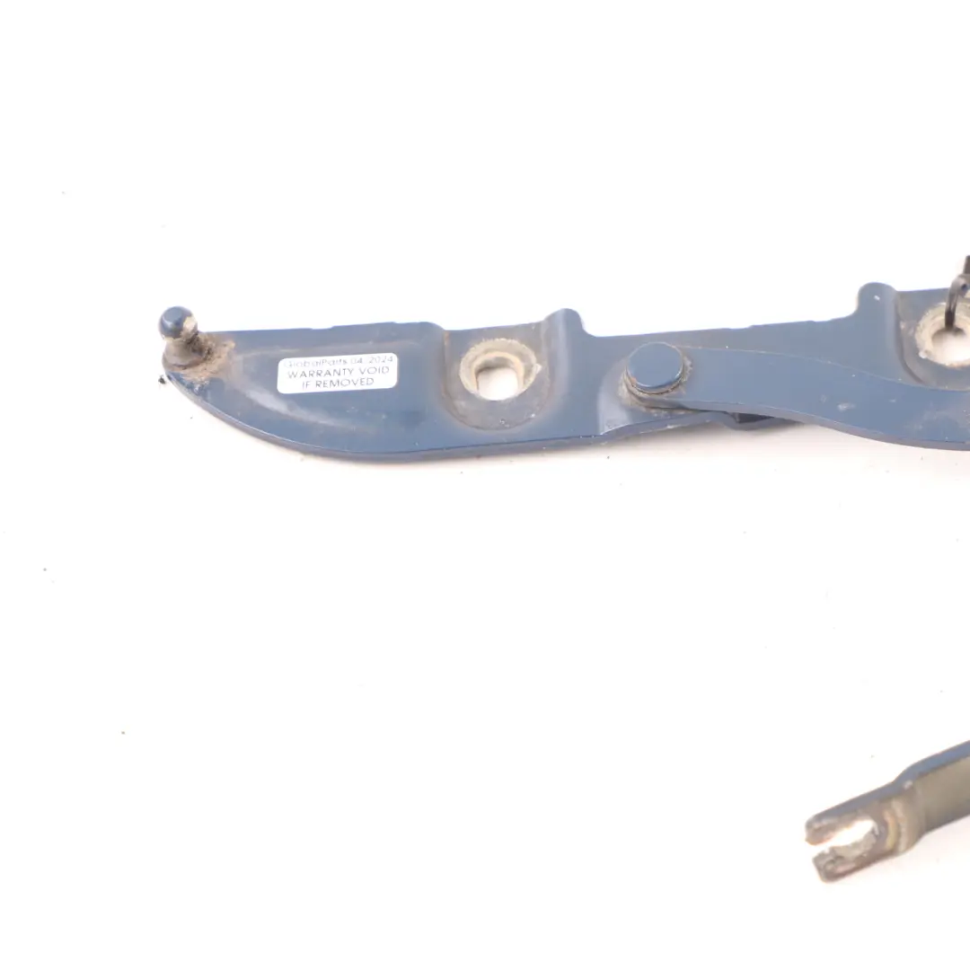 Hinge BMW E46 Convertible Trunk Lid Hinge Right O/S Topas Blue - 364 8222716 to with Part number 7028580 Hinge BMW E46 Convertible Trunk Lid Hinge Right O/S Topas Blue - 364 8222716 - SKU 7028580-TPB - Part number 7028580
