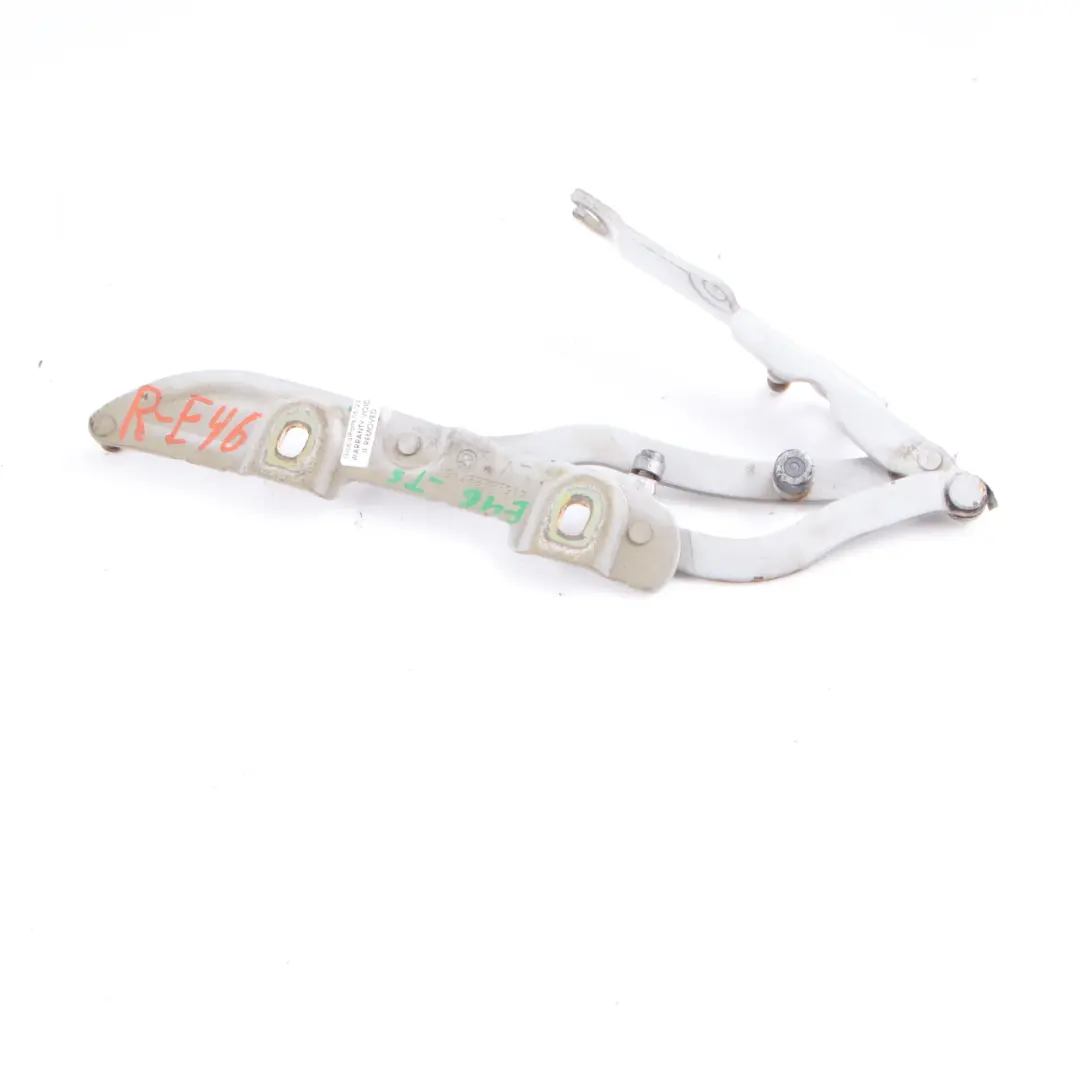 BMW E46 Convertible Trunk Lid Hinge Rear Right O/S Titan Silver - 354 8222716 - SKU 7028580-TS - Part number 7028580