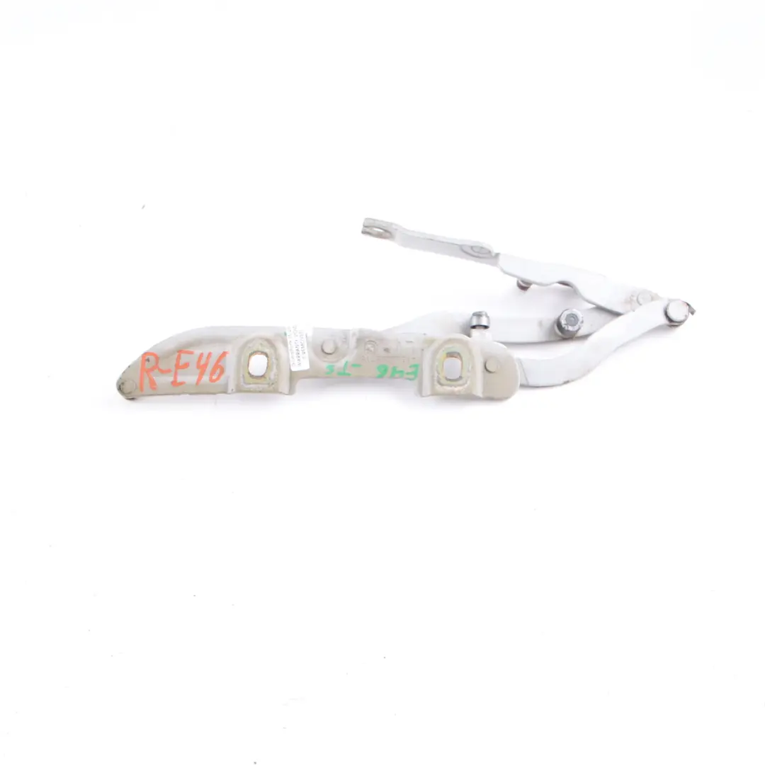 BMW E46 Convertible Trunk Lid Hinge Rear Right O/S Titan Silver - 354 8222716 - SKU 7028580-TS - Part number 7028580