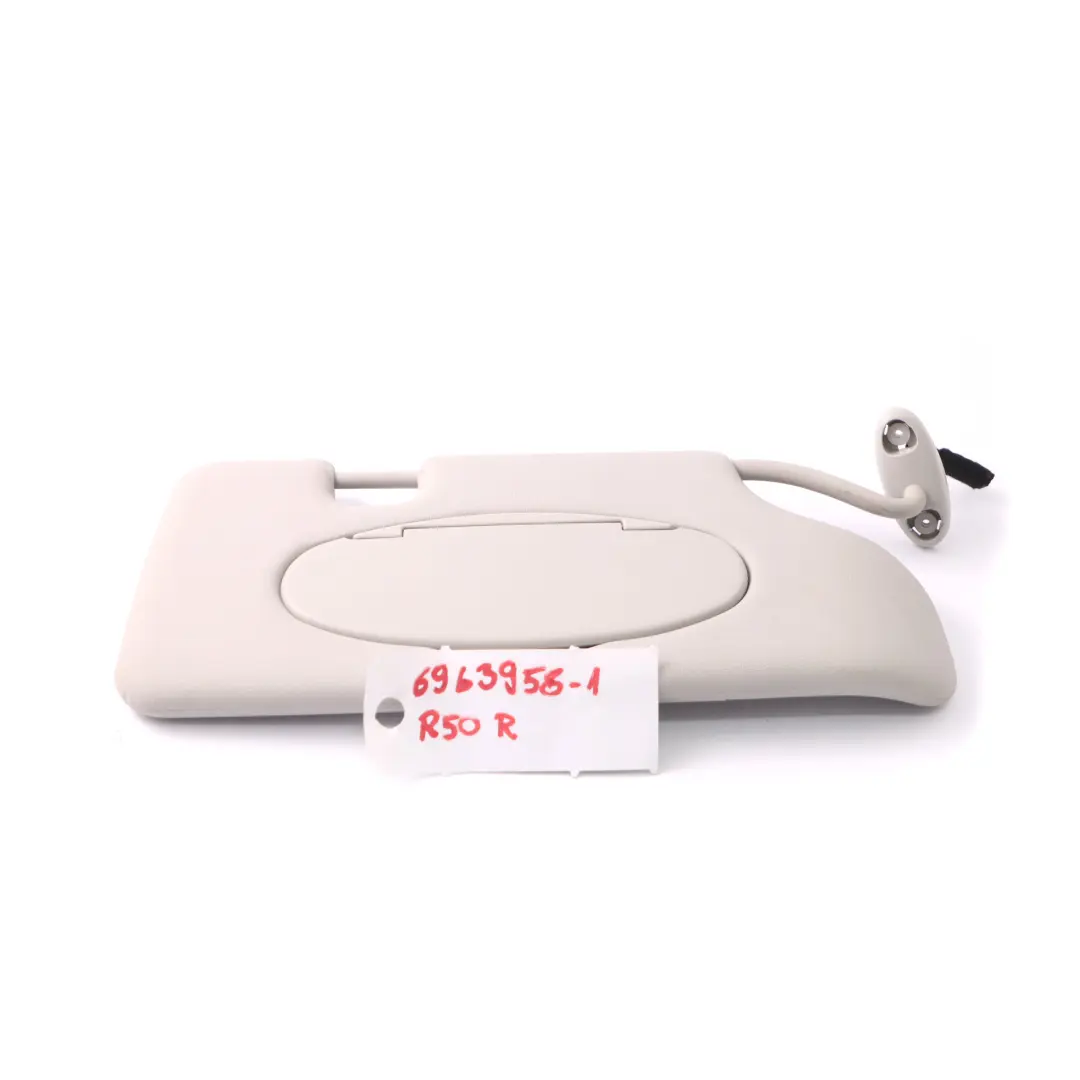 Mini Cooper R50 R53 Specchietto Parasole Illuminato Destro Horizon Grey - SKU 7029860-1 - Numero di parte 7029860