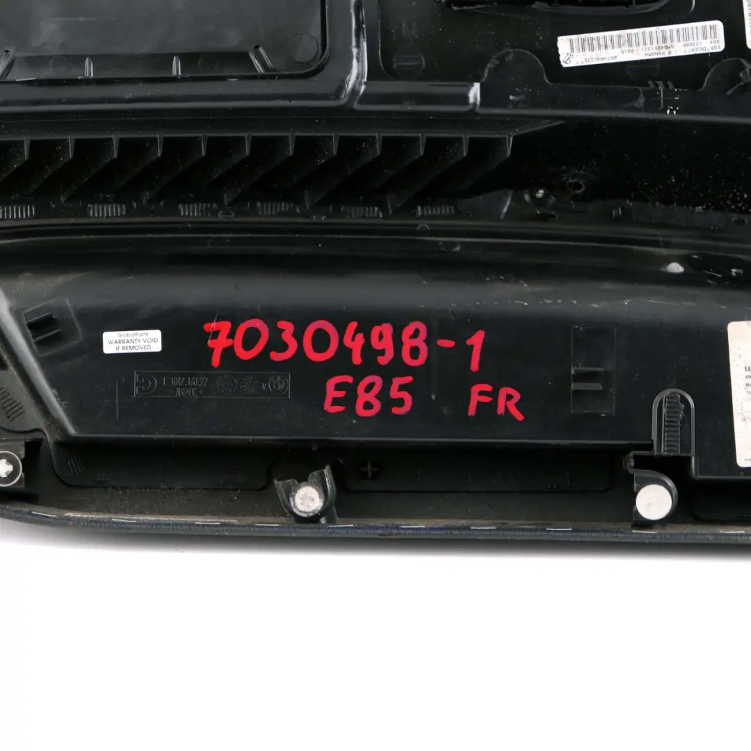 Front Right O/S Door Card Black Cloth Trim Panel to BMW Z4 Series 1 E85 E86 with Part number 7030498 BMW Z4 Series 1 E85 E86 Front Right O/S Door Card Black Cloth Trim Panel - SKU 7030498-1 - Part number 7030498