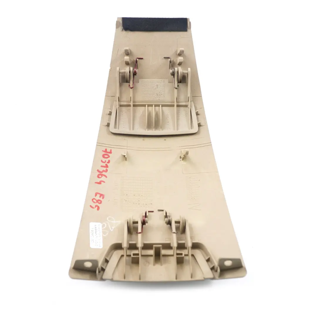Centre Middle Console Rear Trim Panel Cover Beige to BMW Z4 E85 with Part number 7031364 BMW Z4 E85 Centre Middle Console Rear Trim Panel Cover Beige - SKU 7031364 - Part number 7031364