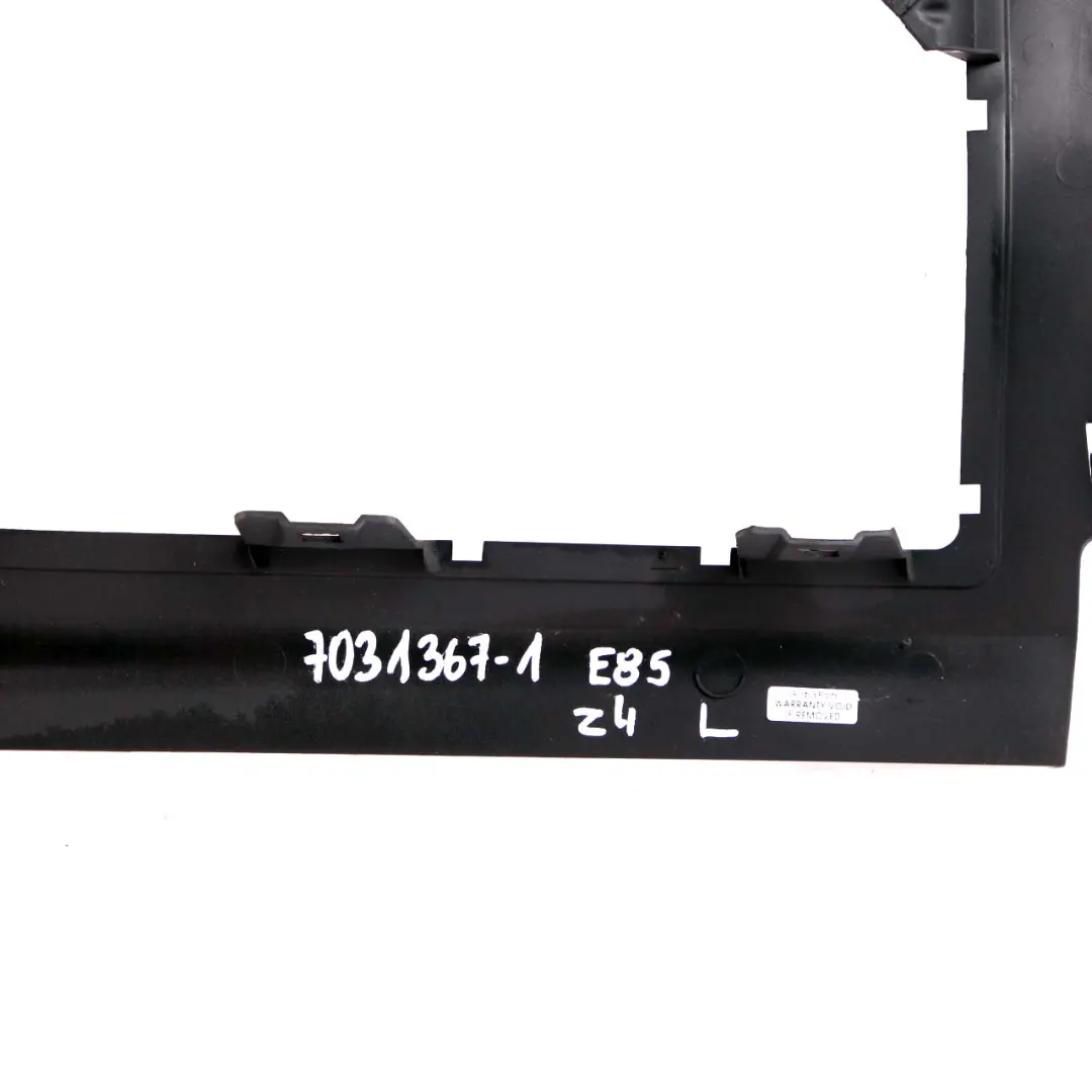 Covering Top Rear Left N/S Trim Panel Black to BMW Z4 Series E85 1 Roadster with Part number 7031367 BMW Z4 Series E85 1 Roadster Covering Top Rear Left N/S Trim Panel Black - SKU 7031367-1 - Part number 7031367