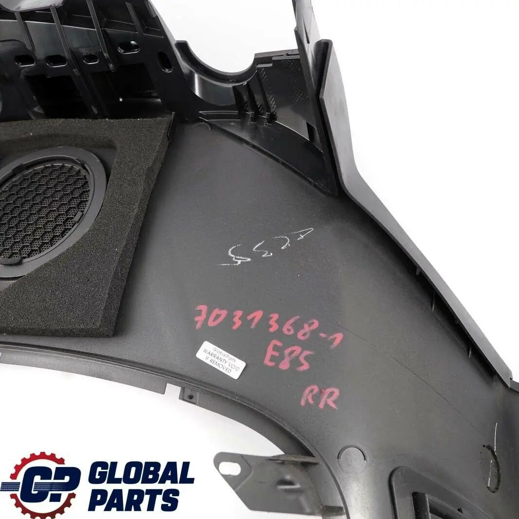 BMW Z4 Series E85 Roadster 1 Covering Top Rear Right O/S Trim Panel Black - SKU 7031368-1 - Part number 7031368
