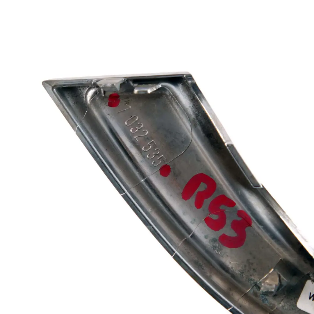 Listwa Atrapy Chłodnicy Chrom do Mini R53 S o numerze 7032535 Mini R53 S Listwa Atrapy Chłodnicy Chrom - SKU 7032535 - Numer Części 7032535