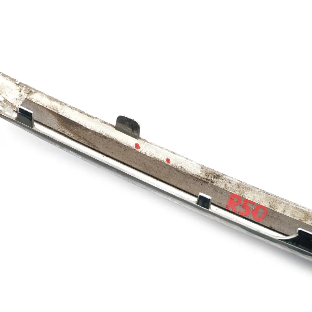 paraurti anteriore in gomma striscia di copertura Trim Panel Chrome per Mini R50 R53 con numero di parte 7032900 Mini R50 R53 paraurti anteriore in gomma striscia di copertura Trim Panel Chrome - SKU 7032900 - Numero di parte 7032900