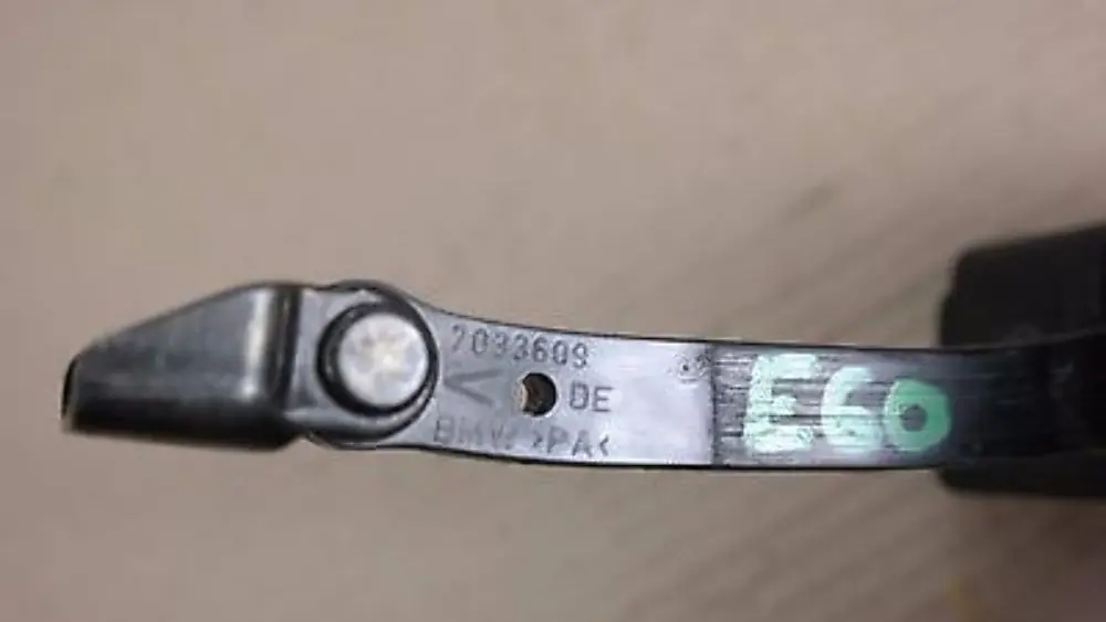 BMW 5 Series E60 E61 Front Door Brake Hinge Check Strap - SKU 7033609 - Part number 7176804