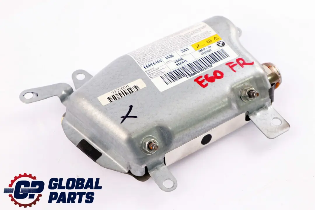 Modulo Airbag Porta anteriore destra per BMW Serie 5 E60 E61 LCI con numero di parte 7034058 BMW Serie 5 E60 E61 LCI Modulo Airbag Porta anteriore destra - SKU 7034058 - Numero di parte 7034058