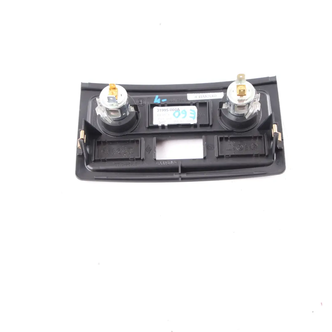 BMW E60 Consola Central Trasera Acabado Plastico Negro - SKU 7034100-1 - Número de pieza 7034100