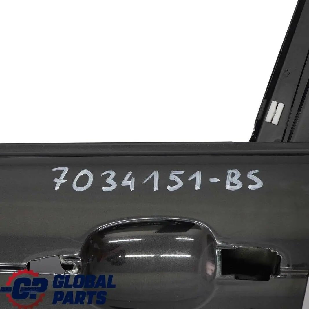 Door Front Left N/S Black Sapphire Metallic - 475 to BMW 3 E46 Saloon Touring with Part number 7034151 BMW 3 E46 Saloon Touring Door Front Left N/S Black Sapphire Metallic - 475 - SKU 7034151-BS - Part number 7034151