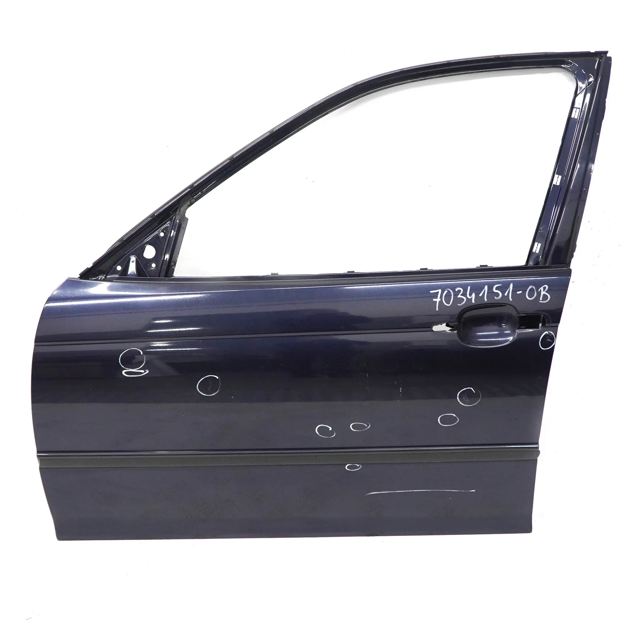 BMW E46 Puerta Delantera Izquierda Orientblau Azul Metalizado - 317