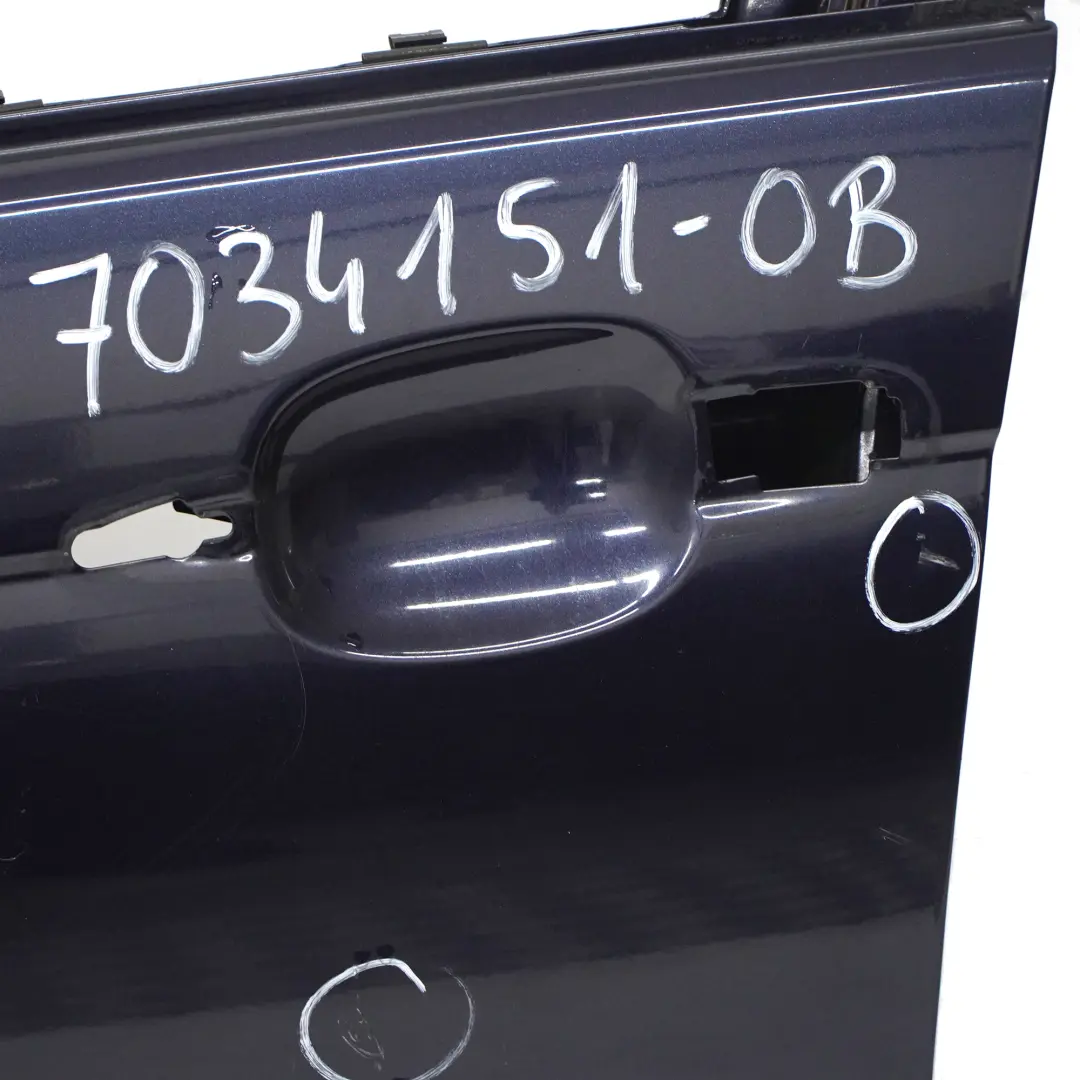 BMW E46 Saloon Touring Door Front Left N/S Orientblau Blue Metallic - 317 - SKU 7034151-OB - Part number 7034151