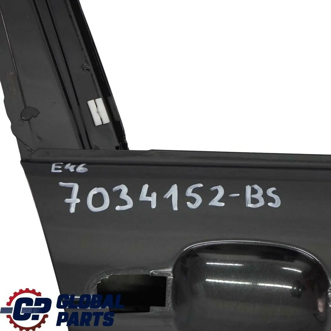 Puerta Delantera Derecha Zafiro Negro Metalizado - 475 para BMW E46 Berlina Touring con número de pieza 7034152 BMW E46 Berlina Touring Puerta Delantera Derecha Zafiro Negro Metalizado - 475 - SKU 7034152-BS - Número de pieza 7034152