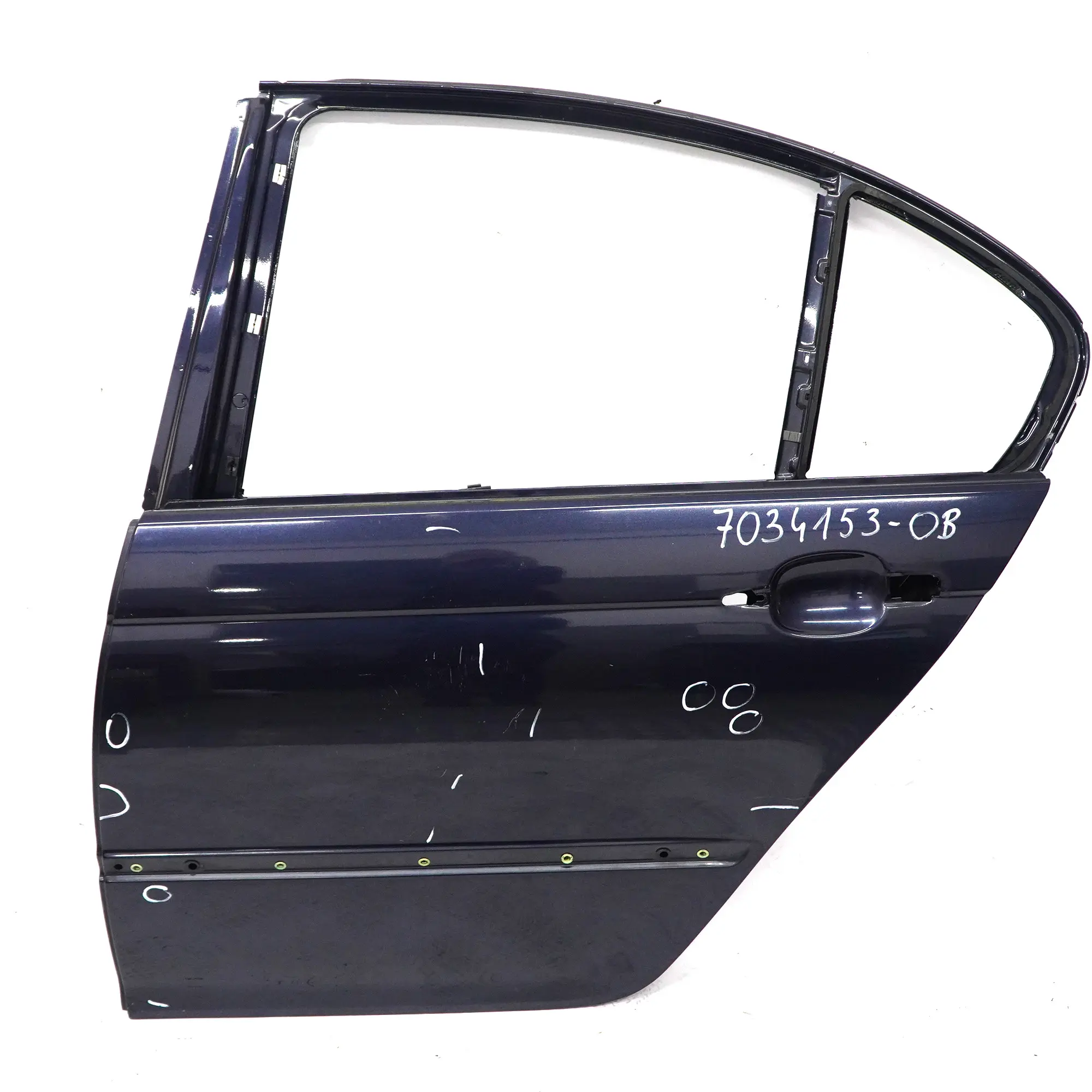 BMW E46 Limousine Tür Hinten Links Orientblau Blau Metallic - 317