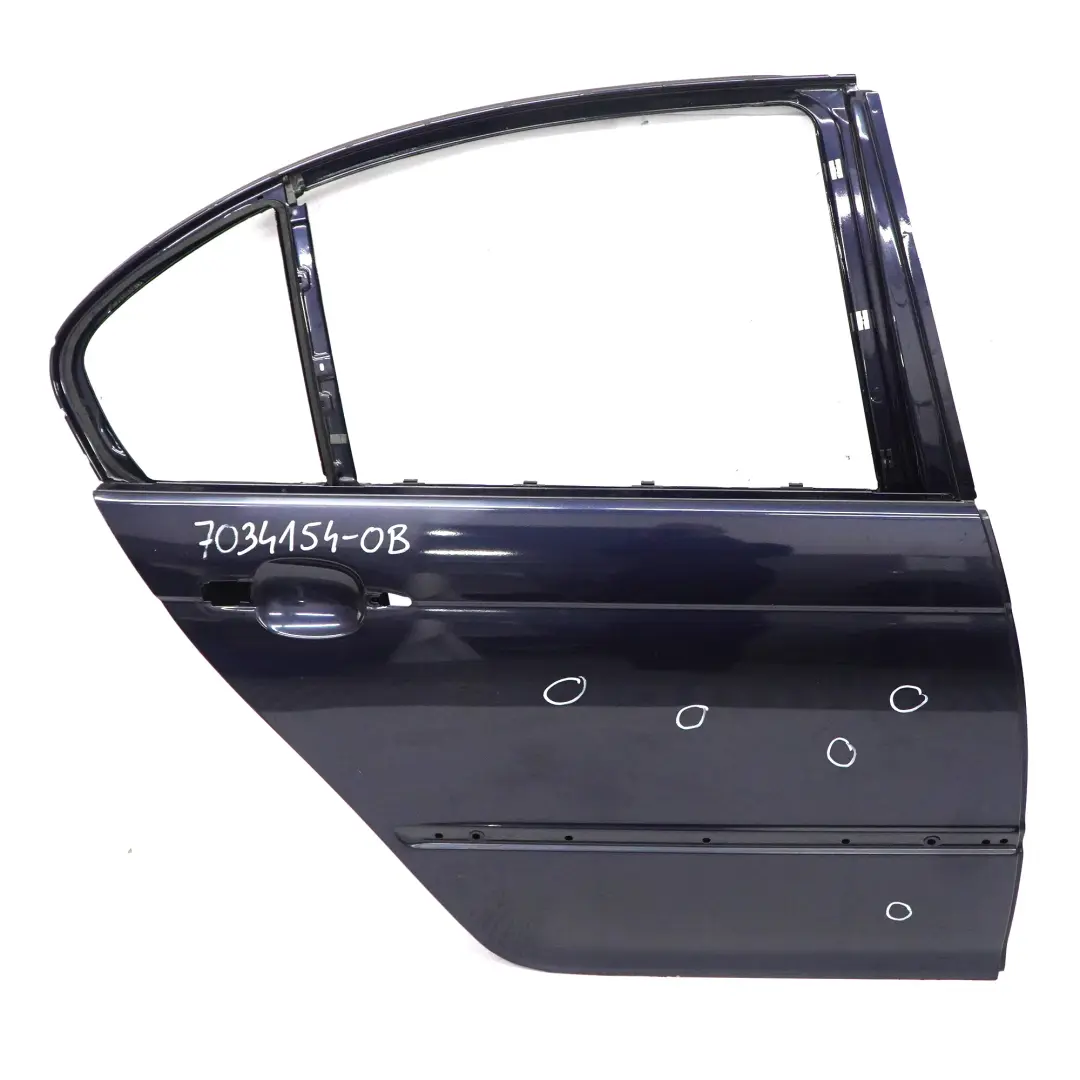 BMW E46 Berline Porte Arriere Droite Orientblau Blue Metallic - 317 - SKU 7034154-OB - Numéro de pièce 7034154