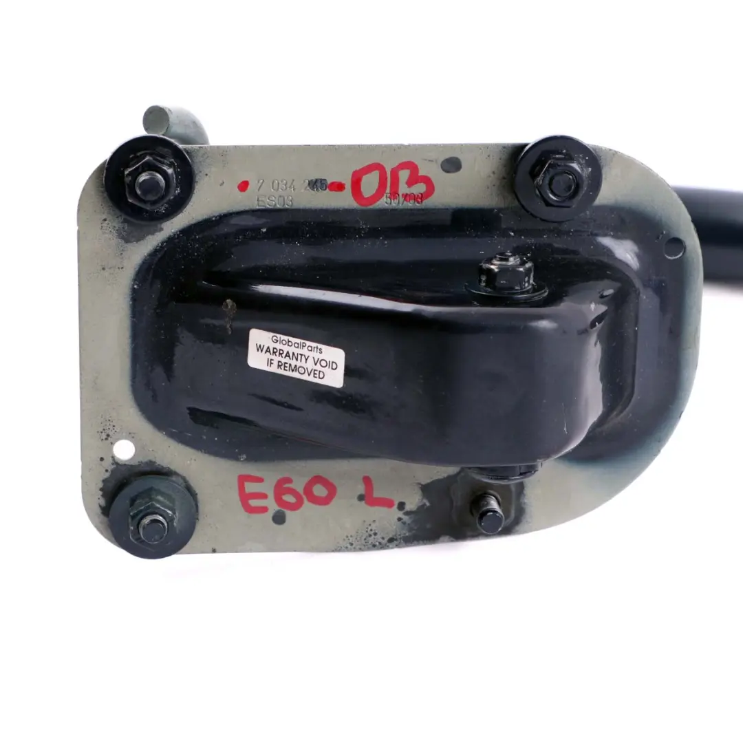 Left Trunk Lid Boot Tailgate Hinge N/S Obsidian Black 197 to BMW 5 Series E60 LCI with Part number 7111387 BMW 5 Series E60 LCI Left Trunk Lid Boot Tailgate Hinge N/S Obsidian Black 197 - SKU 7034245-OB - Part number 7111387