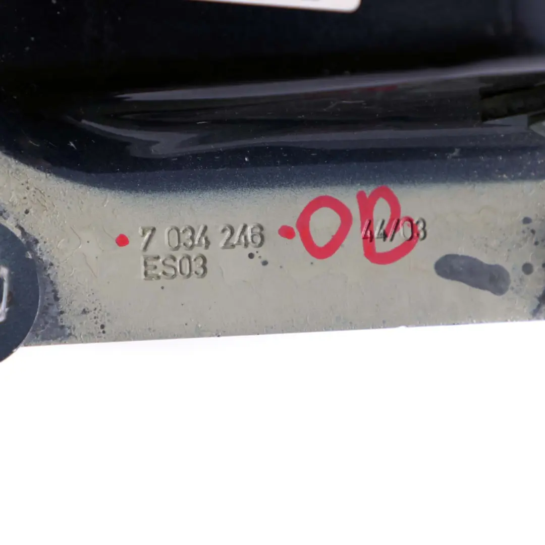 BMW 5 er E60 Scharnier Heckklappe Hinten Rechts Orientblau Metallic 317 - SKU 7034246-OB - Teilenummer 7111388