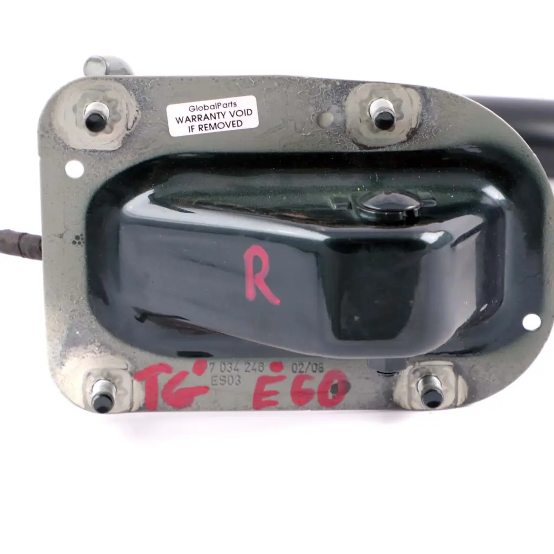 BMW 5 E60 Right O/S Trunk Lid Boot Tailgate Hinge Tiefgruen Deep Green A43 - SKU 7034246-TG - Part number 7111388