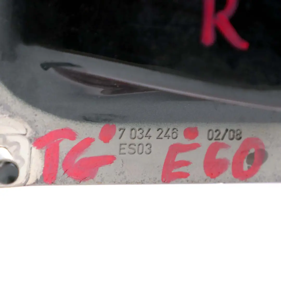 BMW 5 er E60 Scharnier Heckklappe Hinten Rechts Tiefgruen Metallic A43 - SKU 7034246-TG - Teilenummer 7111388