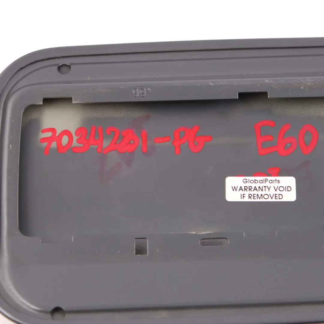 BMW E60 E61 Fuel Filler Fill-In Flap Cover Cap Platingrau Grey Metallic - A68 - SKU 7034281-PG - Part number 7034281