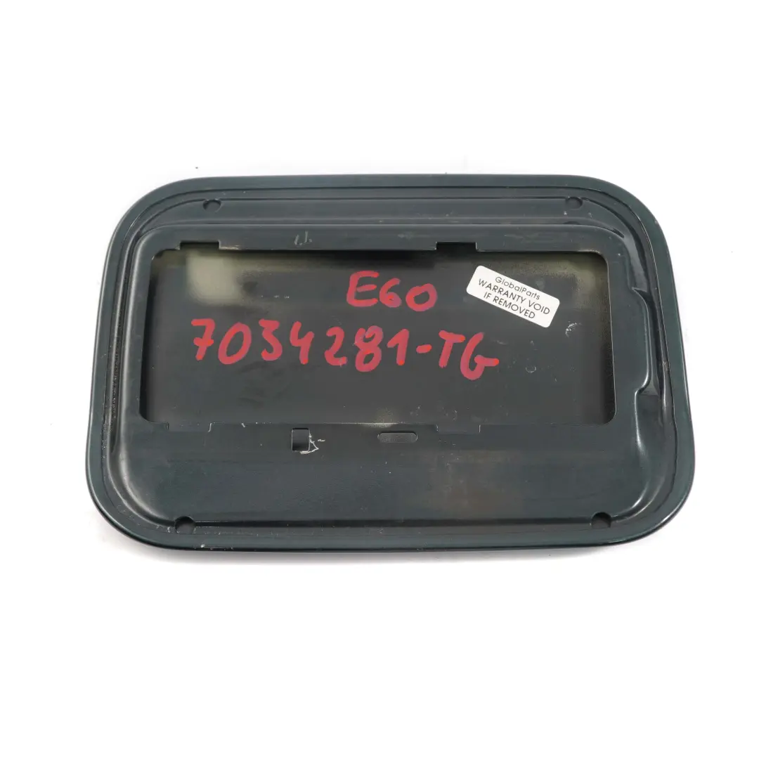 BMW E60 E61 LCI Cache pour Reservoir Clapet Revetement Tiefgruen A43 - SKU 7034281-TG - Numéro de pièce 7034281