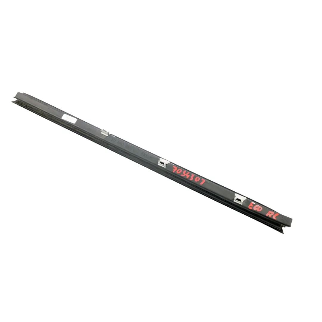 BMW E60 M5 E61 LCI Junta De Burlete Interior Para Puerta Trasera Izquierda - SKU 7034307 - Número de pieza 51227034307