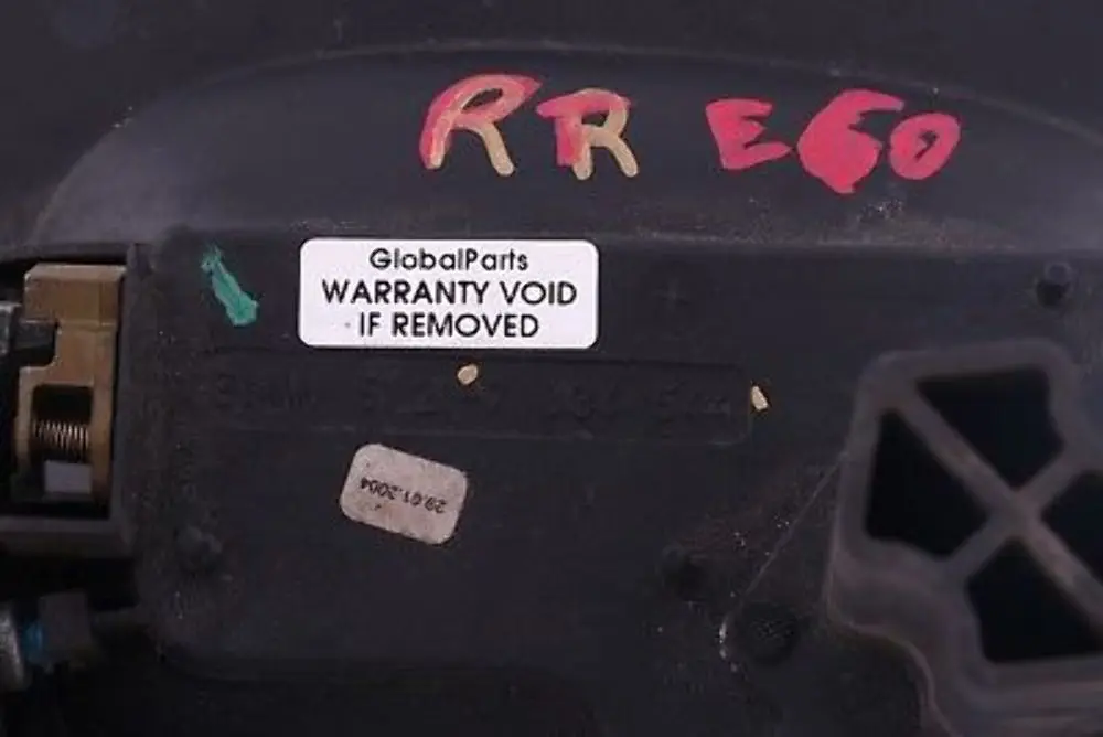 Portador Exterior Manija De La Puerta Trasera Derecha Base para BMW E60 E61 con número de pieza 7034544 BMW E60 E61 Portador Exterior Manija De La Puerta Trasera Derecha Base - SKU 7034544 - Número de pieza 7034544