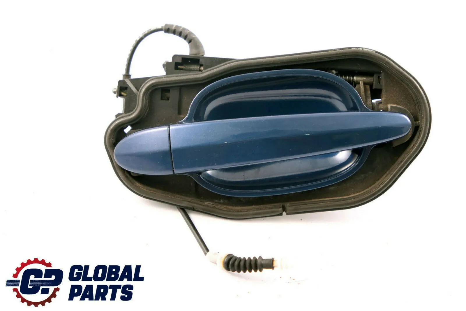 BMW E60 E61 Asidero trasero derecho Mysticblau Mystic Blue A07