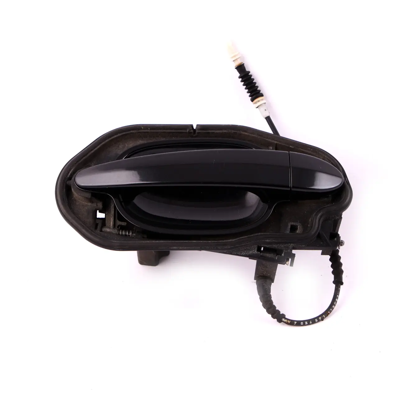 BMW E60 E61 Asidero Trasero Izquierdo Completo Negro Zafiro 475