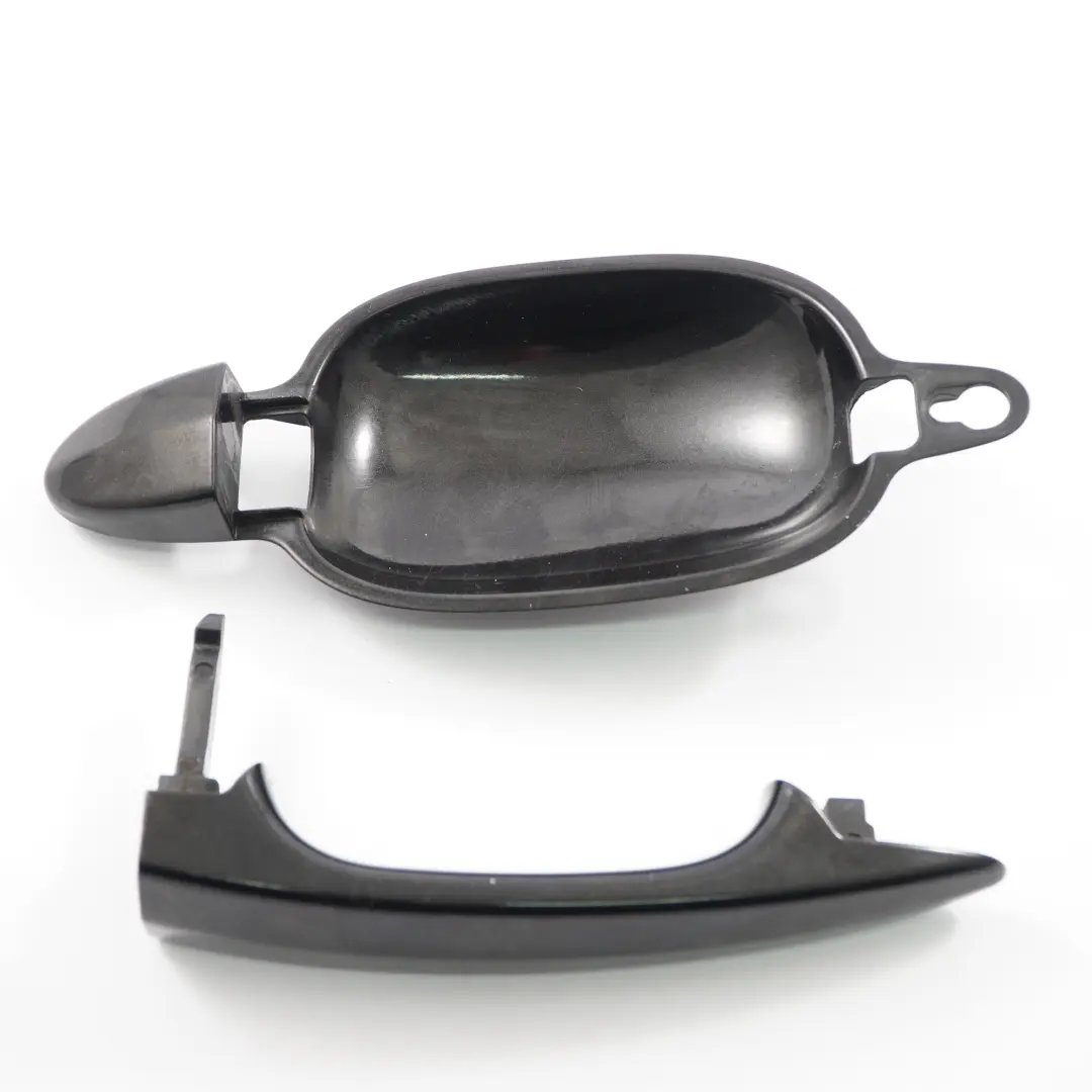 Door Handle BMW E60 E61 Rear Right O/S Grab Black Sapphire Metallic - 475 to with Part number 7034571 Door Handle BMW E60 E61 Rear Right O/S Grab Black Sapphire Metallic - 475 - SKU 7034571-BS1 - Part number 7034571