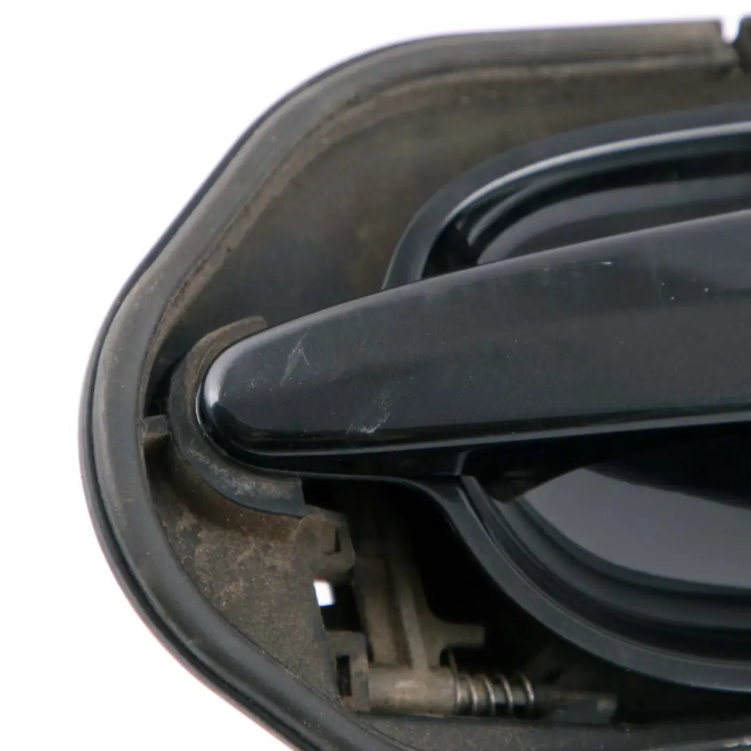 Complete Rear Left Grab Handle N/S Black Sapphire Metallic to BMW 5 Series E60 E61 with Part number 7034571 BMW 5 Series E60 E61 Complete Rear Left Grab Handle N/S Black Sapphire Metallic - SKU 7034571-BS2 - Part number 7034571