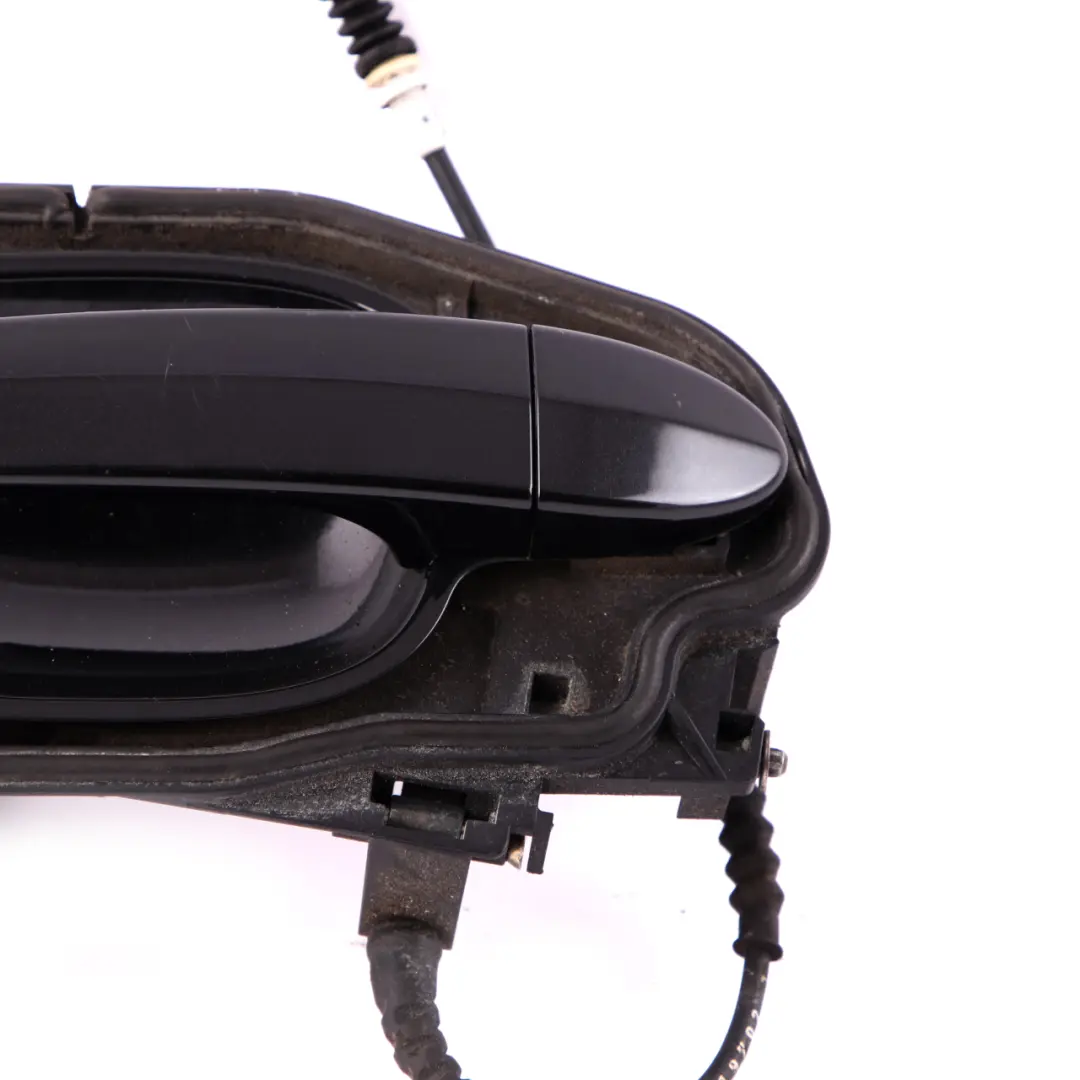 Griffbügel Hinten Links Black Sapphire 475 für BMW E60 E61 mit Teilenummer 7034571 BMW E60 E61 Griffbügel Hinten Links Black Sapphire 475 - SKU 7034571-BS - Teilenummer 7034571