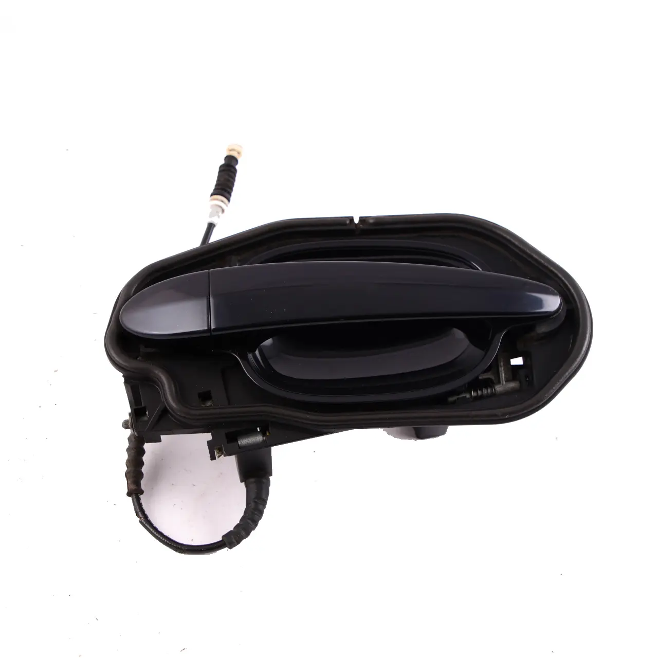 BMW E60 E61 Asidero Trasero Izquierdo Completo Carbonschwarz Negro 416