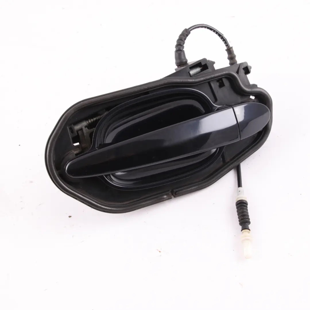 BMW E60 E61 Klamka Drzwi Tył Lewo Czarna Carbonschwarz - 416 - SKU 7034571-CAR - Numer Części 7034571