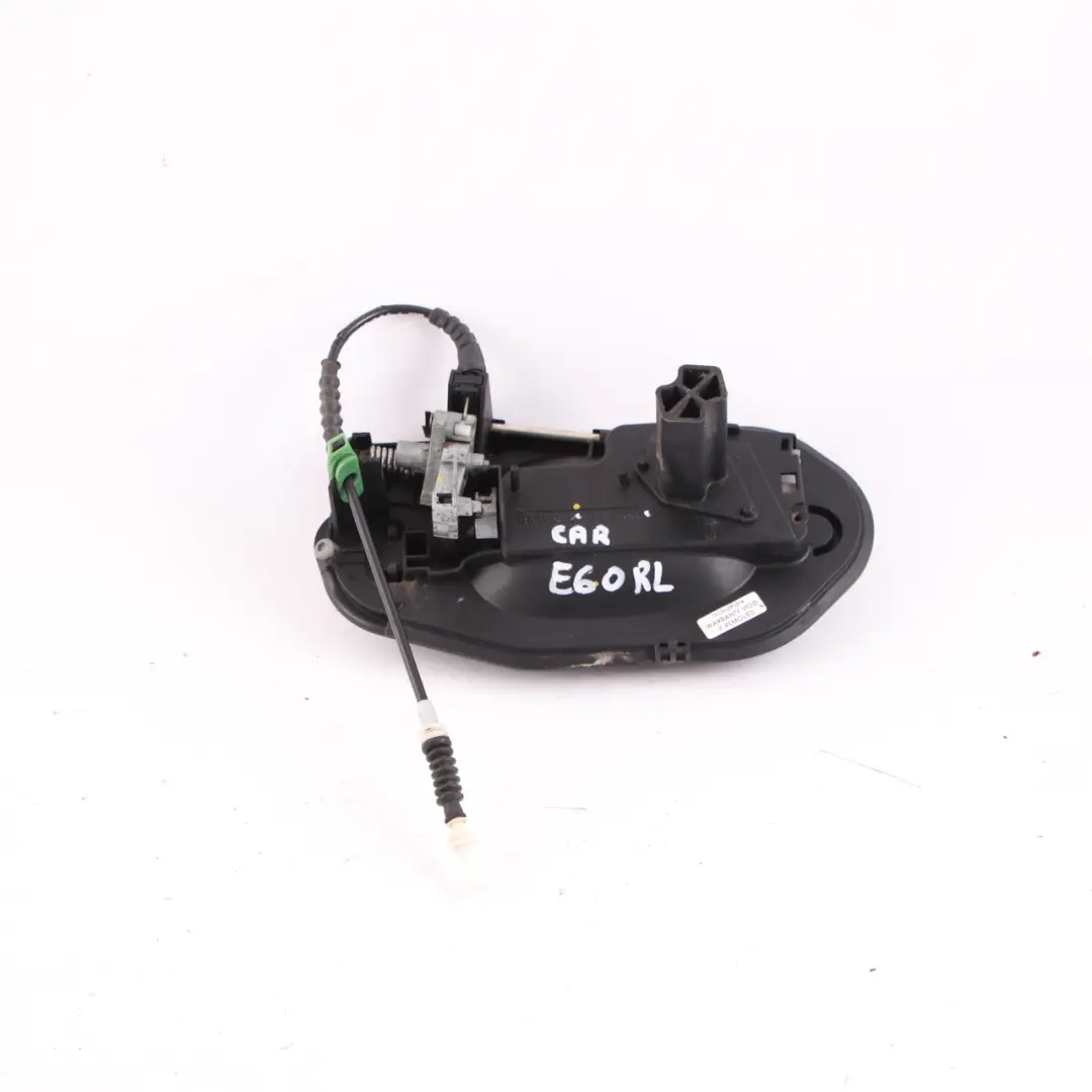 BMW E60 E61 Klamka Drzwi Tył Lewo Czarna Carbonschwarz - 416 - SKU 7034571-CAR - Numer Części 7034571