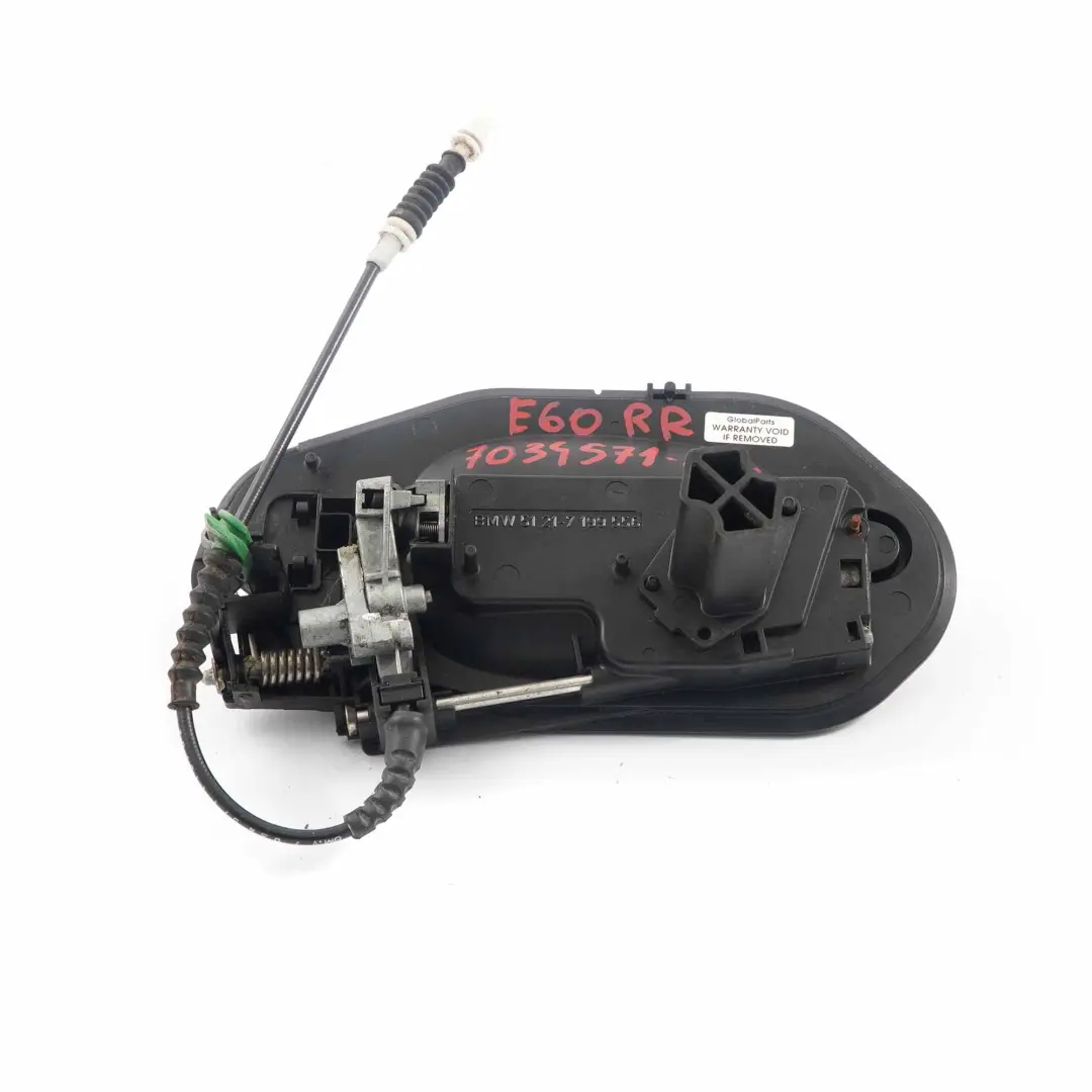 BMW E60 E61 Asidero Trasero Derecho Monacoblau Metalizado Azul Monaco A35 - SKU 7034571-MB1 - Número de pieza 7034571