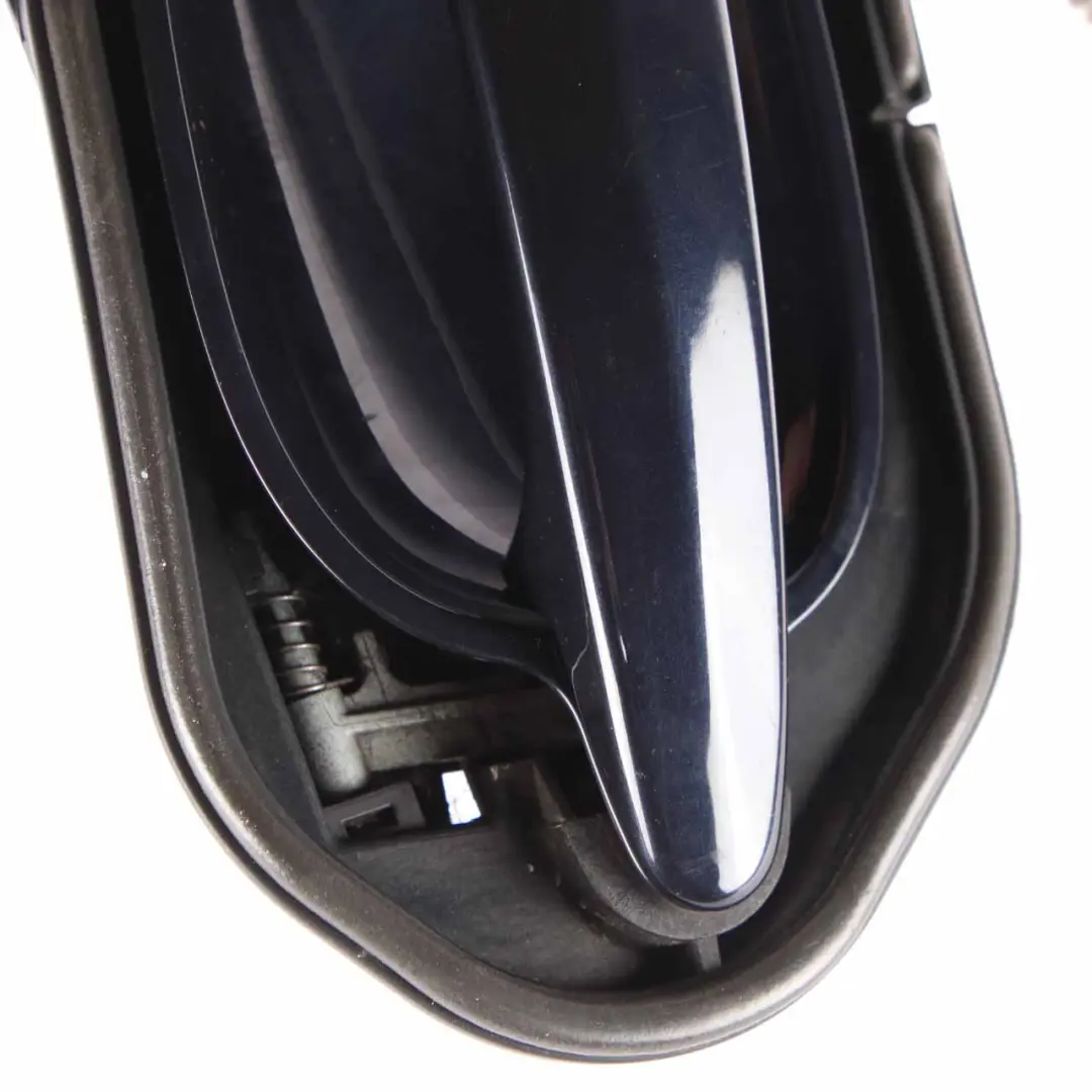 Complete Rear Left Grab Handle N/S Monacoblau Blue - A35 to BMW 5 Series E60 E61 with Part number 7034571 BMW 5 Series E60 E61 Complete Rear Left Grab Handle N/S Monacoblau Blue - A35 - SKU 7034571-MB - Part number 7034571