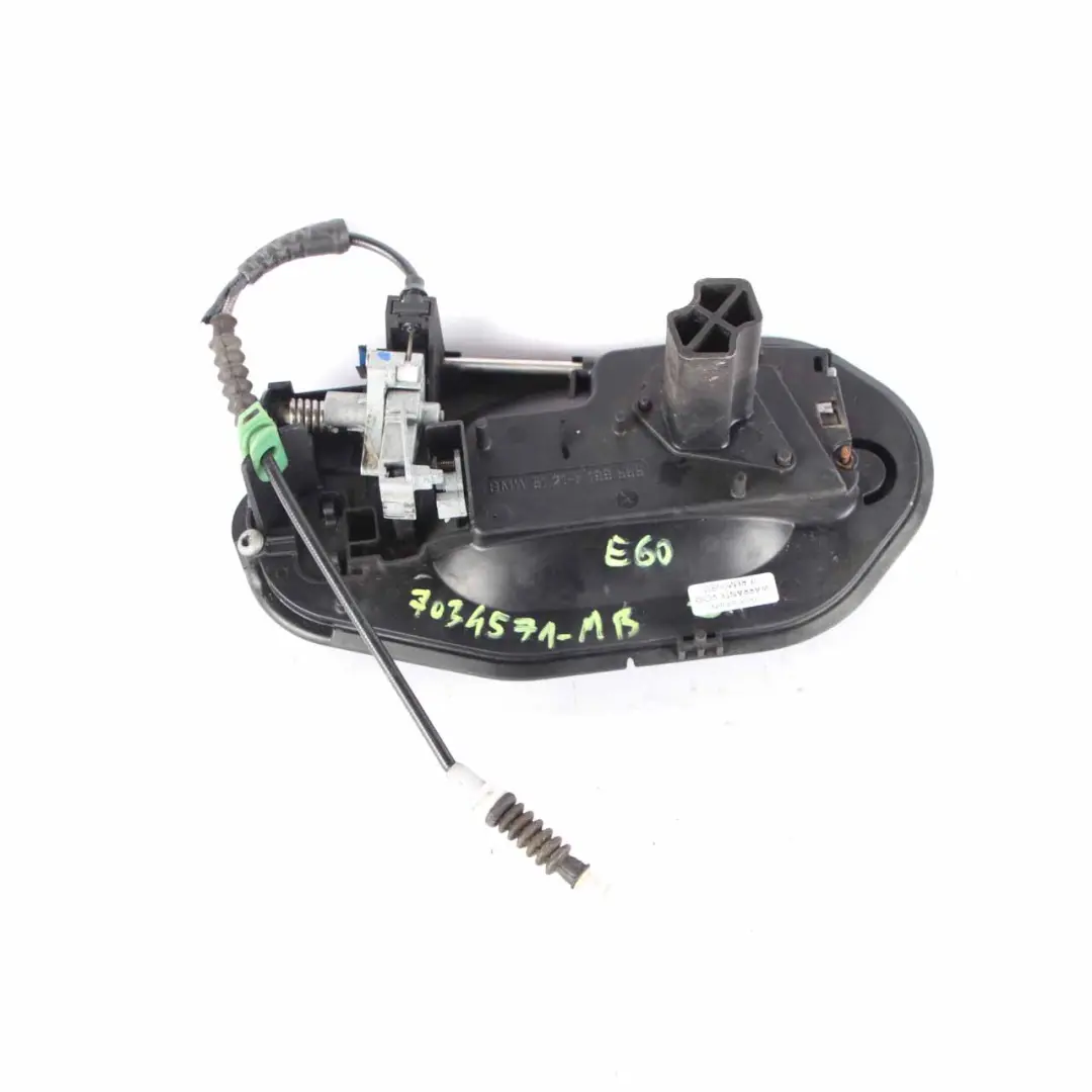 BMW 5 er E60 E61 Kompletter Hinterer Links Haltegriff Monacoblau - A35 - SKU 7034571-MB - Teilenummer 7034571